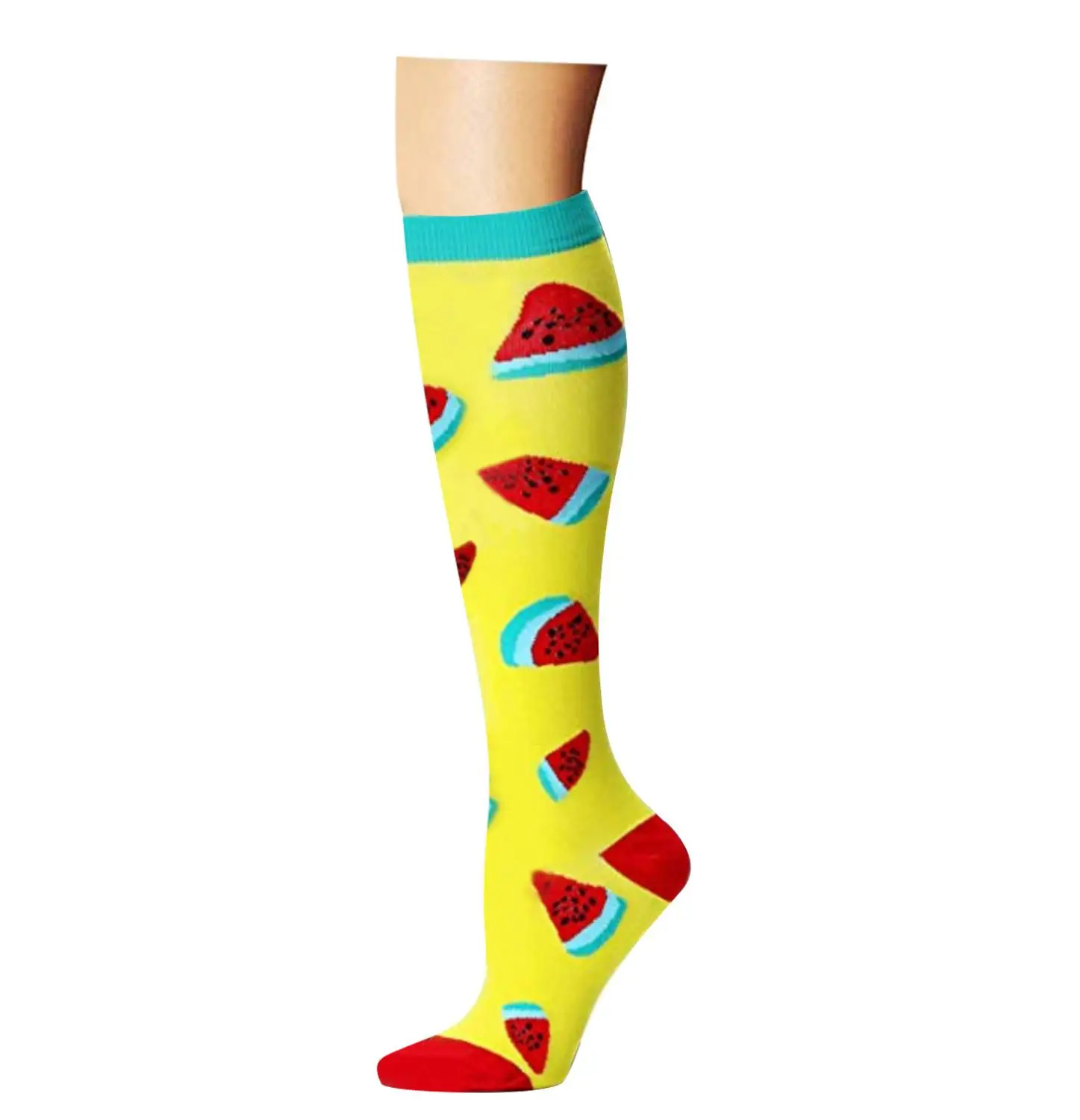 Funny Socks Women Men Sports Compression Stocking Christmas Leg Pressure Running Soccer Cycling Basketball Compress Socks - Color: as show