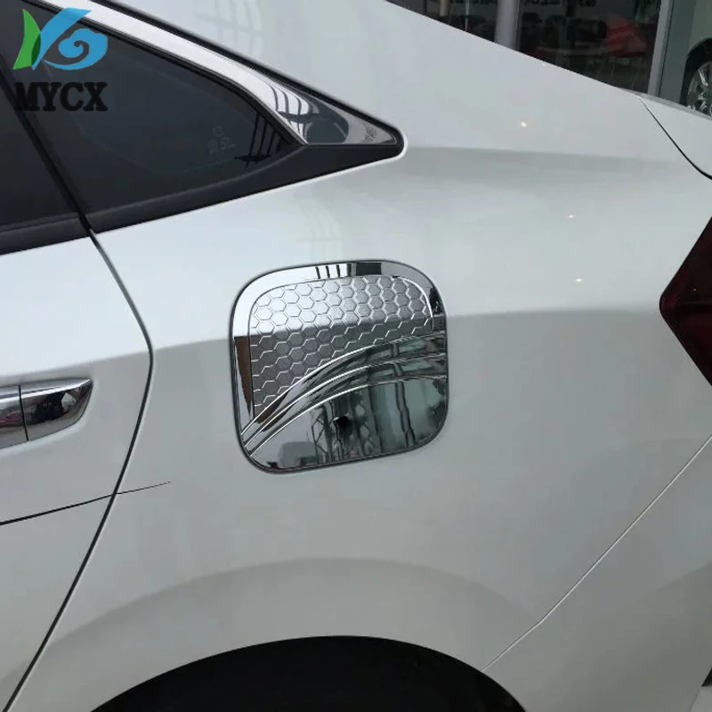 Для Honda Civic Sedan-17 топливный бак газовое масло крышка 1 шт. автомобиль-Стайлинг углеродного волокна стиль с логотипом