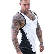 Мужской Спортивный Повседневный жилет для фитнеса, хлопковый влагоотводящий Быстросохнущий жилет для бега, тренировочный жилет