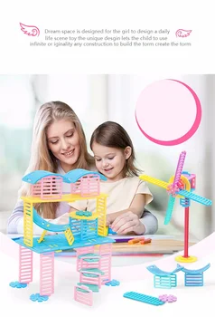 

Toy Blocks For Baby Paradise Slide Basketball Stand Blocks Toy Creative Model Figures Educational Blocks Toys For Children Gift