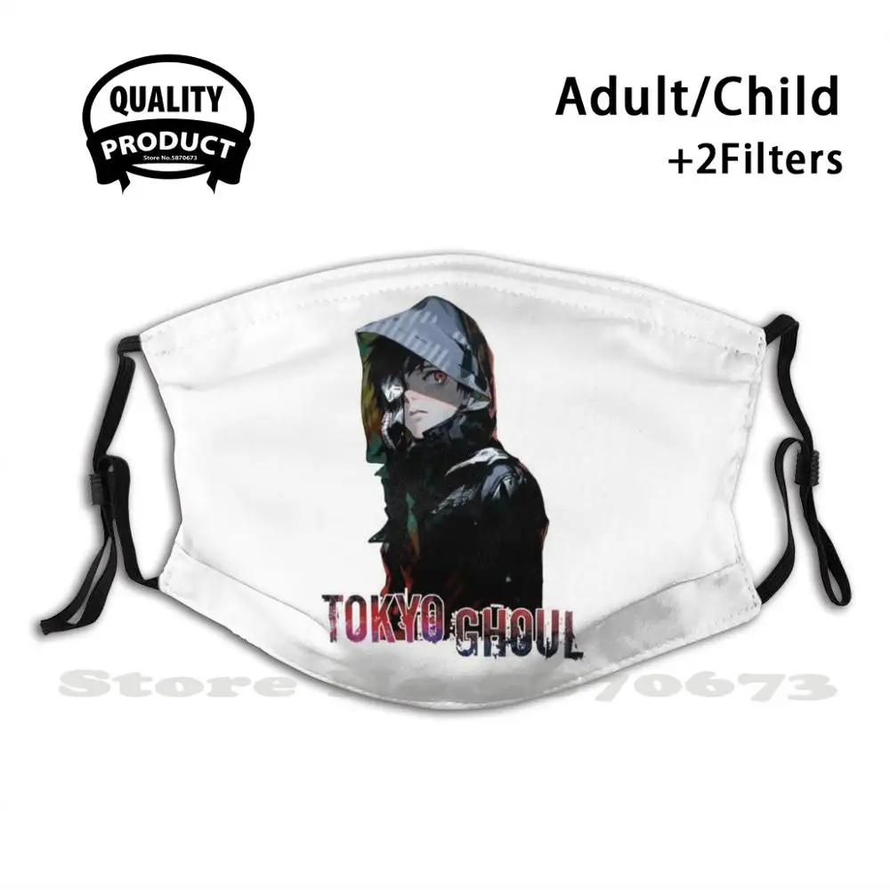 Одежда с надписью Tokyo Ghoul модные защитные маски/Токийский Гуль/одежда персонажами