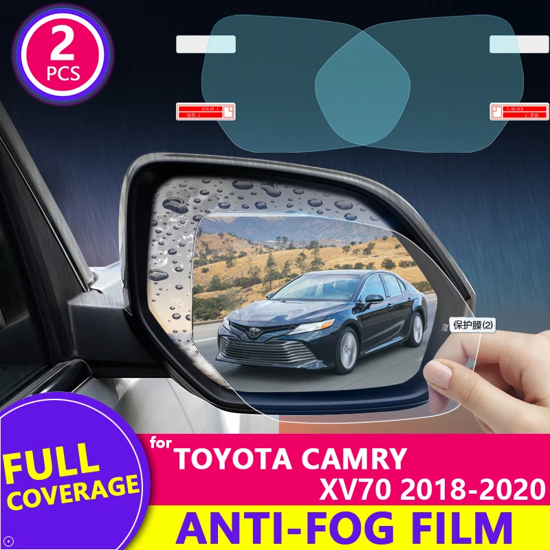 Полноэкранная противотуманная пленка с защитой от дождя для Toyota Camry 70 XV70 2018 2019 2020