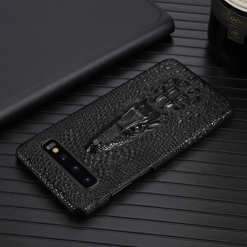 Чехол для телефона для samsung Galaxy S7 край S8 S9 S10 Plus Note 9 8 10 A20 A30 A40 A50 A70 Дракон головных уборов для A5 A7 A8 J5 J7 - Цвет: Black