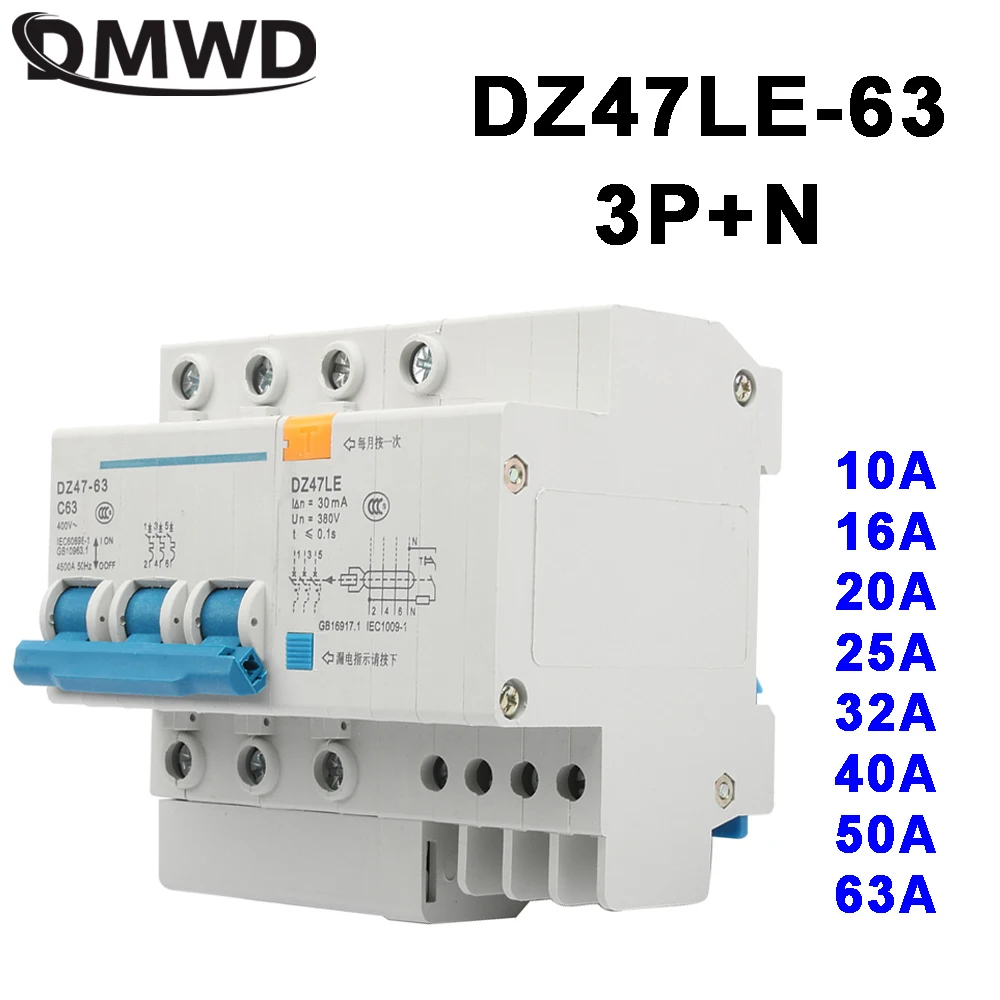 DMWD DZ47-63 32A 1 P AC 230 В или 400 В Мини автоматический выключатель MCB вырез выключатель Chopper