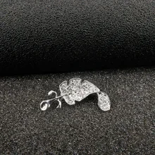 [Фигура Oumuli] корейский стиль стиль Мода простой лист моделирование Женская Брошь высшего класса циркон брошь