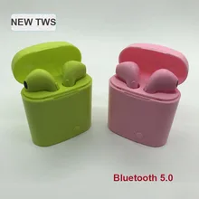 I7s TWS VS i11 i12 i14 i18 tws беспроводные наушники Портативный 5,0 Bluetooth невидимая гарнитура вкладыши для всех смартфонов i10 max tws