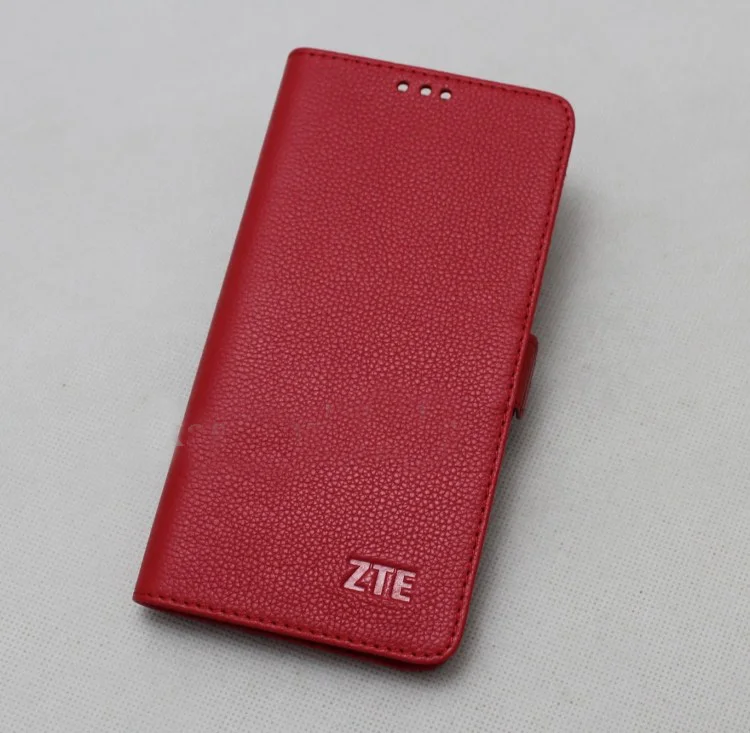 Чехол-книжка из натуральной кожи для zte Axon 9 pro, Магнитный чехол для zte Axon 9 pro, чехол s, кожаный чехол для телефона, чехол s Fundas - Цвет: Красный