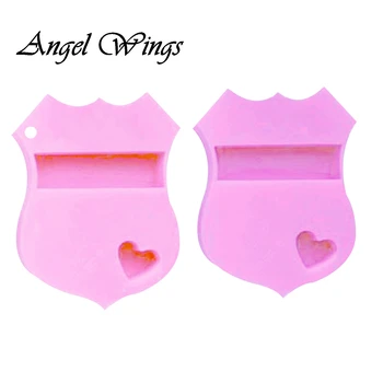 

Shiny Police sign silicone mold keychain Mold Police badge epoxy resin mould handmade DIY Jewelry Making DY0083