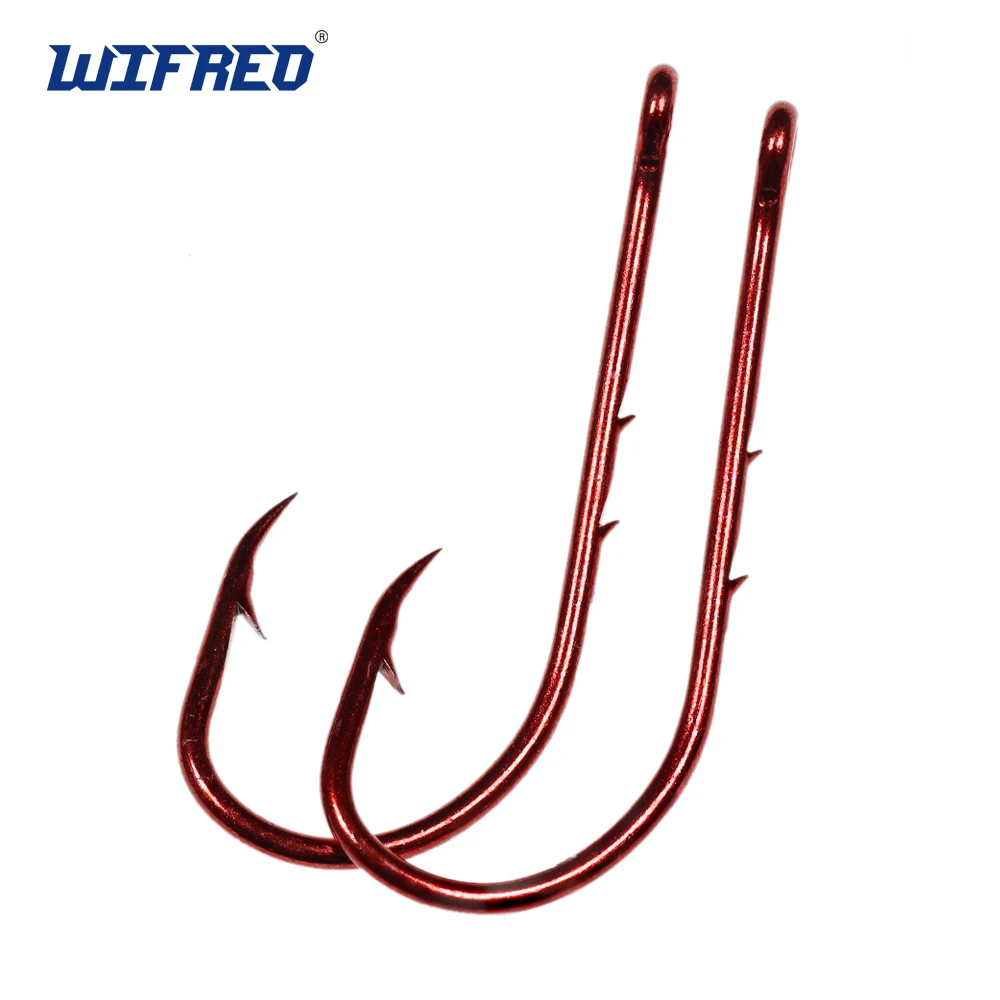 200PCS High Carbon Steel Barbed Fish Hook Baitholder Fishing Hooks Worm