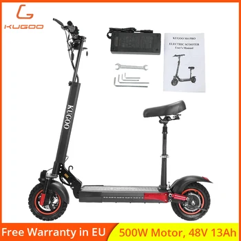 

KUGOO KIRIN M4 PRO Folding Electric Scooter 500W Motor 48V 13Ah Battery Dual Disc Brake Max Speed 45KM/h 55KM Range 10'' Tire