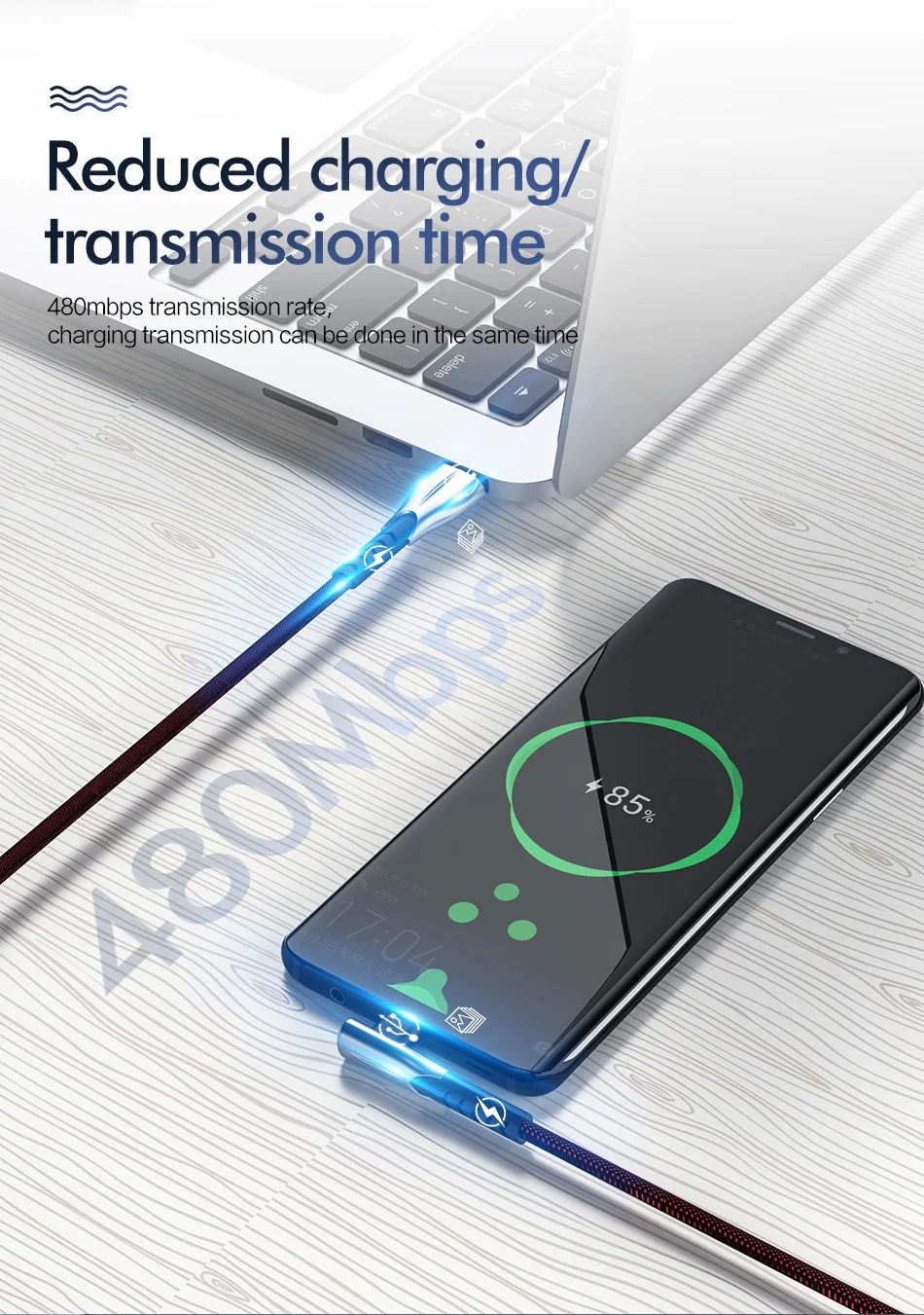 Usb type-C кабель для samsung S10 S9 Quick Charge 3,0 кабель для быстрой зарядки type-C кабель для зарядки мобильного телефона USB C кабель для Xiaomi