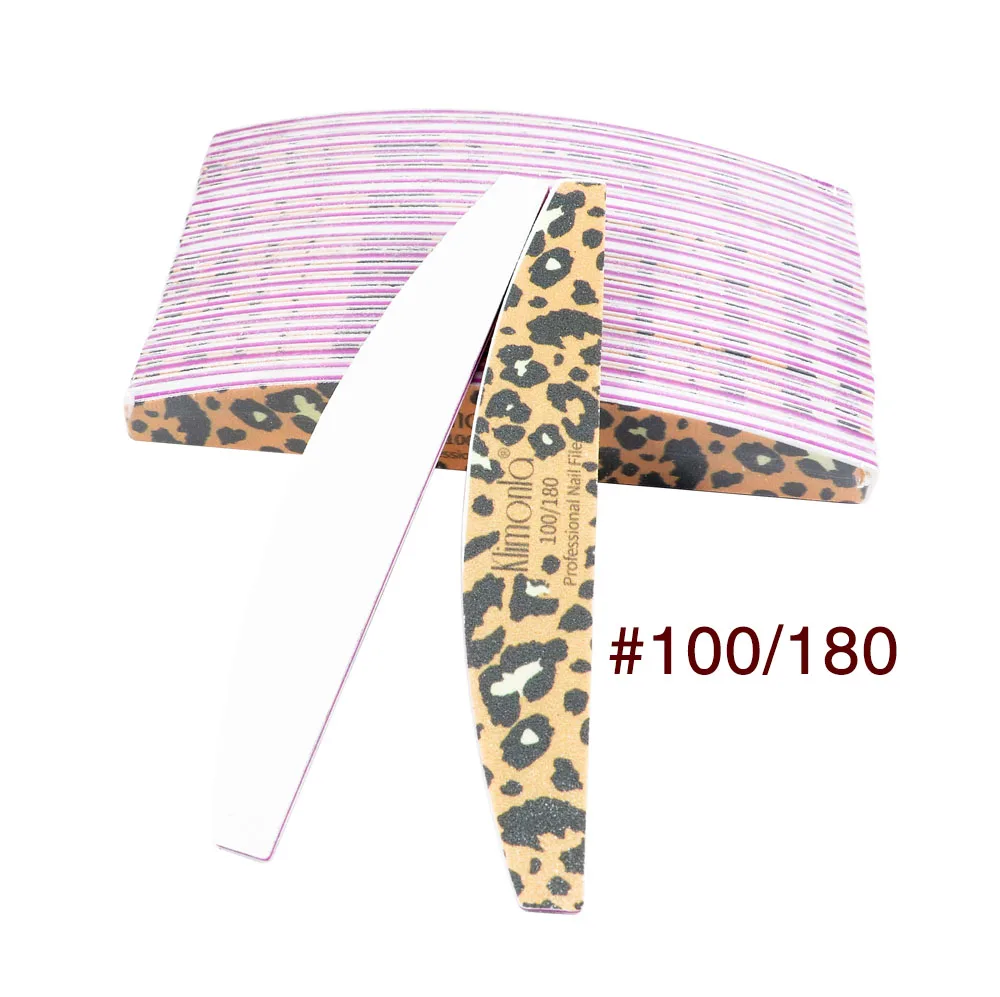 Nail File Set - Animal Print - 100/180 Grit