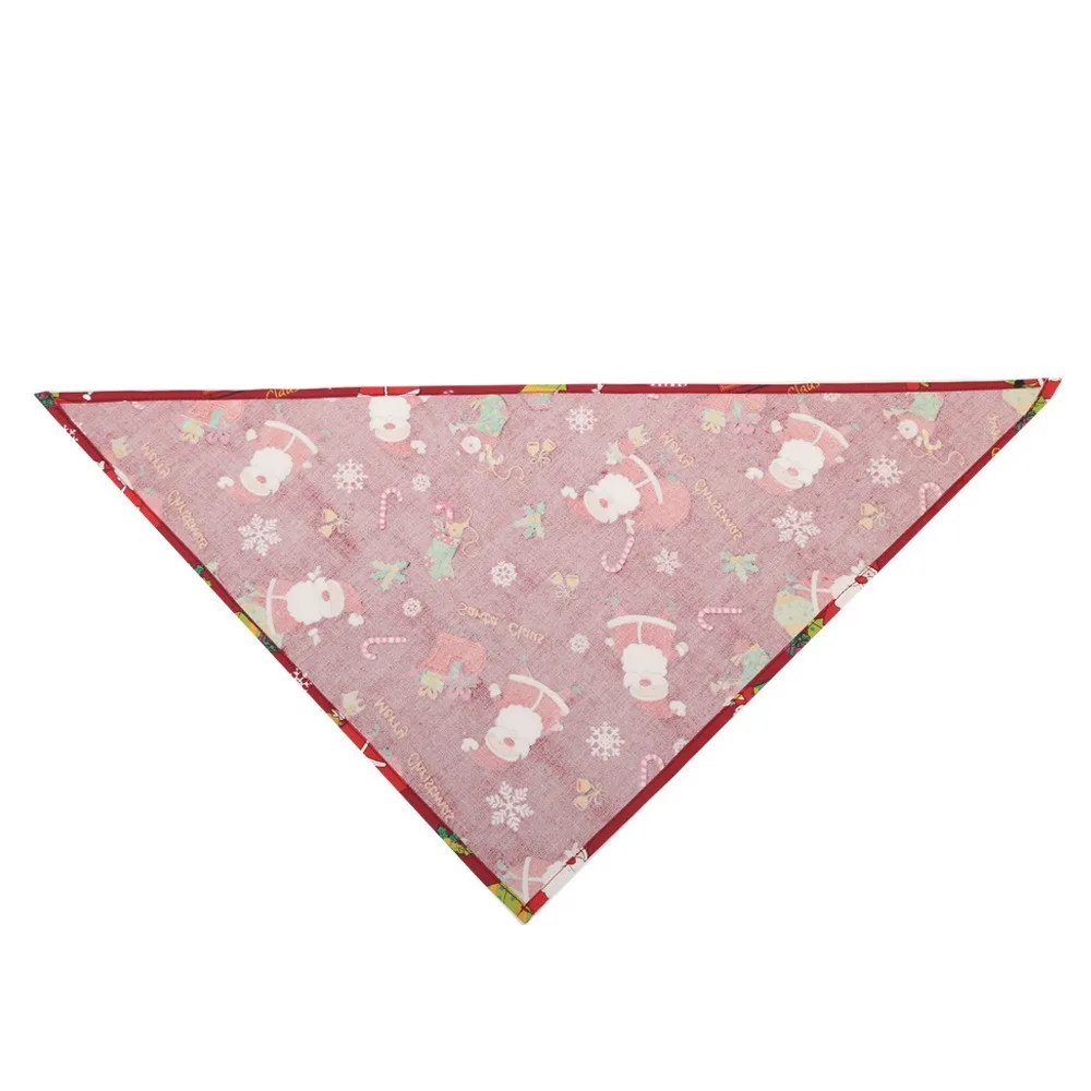 Dog Bandanas Large Pet Scarf Pet Bandana for Dog Cotton Plaid WashableBow Ties Collar Cat Dog Scarf Large Dog Accessories Scarf (3)