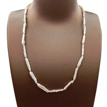 BIWA жемчужное ожерелье, натуральный пресноводный жемчуг NECKLACE-15-30MM мини BIWA барокко Жемчуг