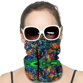 

Color Art Watercolor Painting Men Womans Headwrap Neck Gaiter mouth Windshield Sunscreen UV Dust Protection for Riding