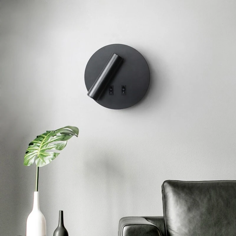 Modern wall hanging simple lighting living room art deco luxury background designer bedroom bedside spherical 110V mini lam | Лампы и