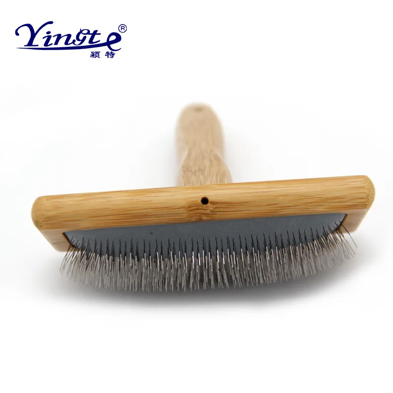 Bamboo Pet Needle Combs Dogs Cats Groming Brushes Dog Hair Flea Lice Remover Comb Cat Dog Beauty Grooming Tools Pet Supplies
