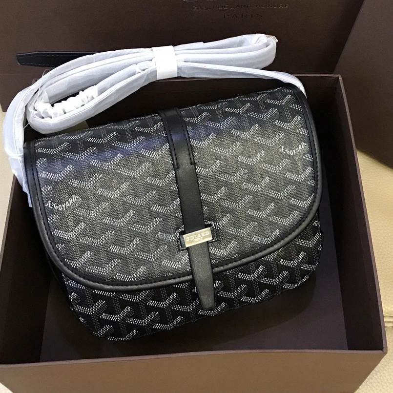 Goyard Bolso de hombro con estampado de diente de perro para mujer, bandolera pequeña de cuero, 2021| | - AliExpress