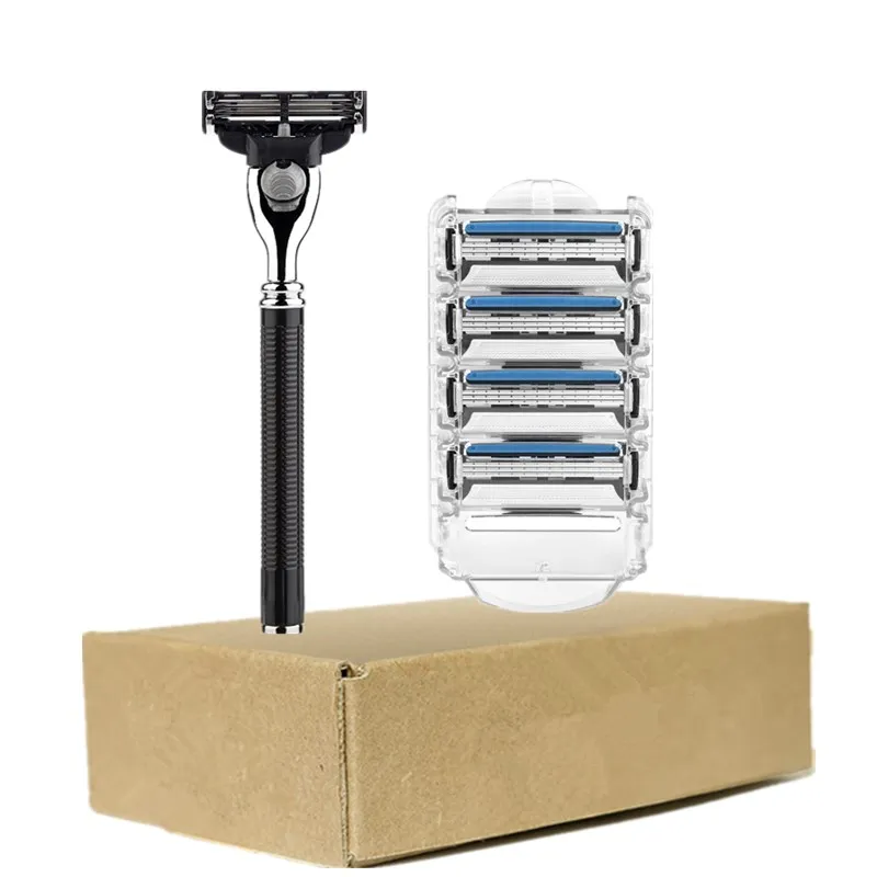 

Gillet te Razor Blade for Men Manual USA Blade 3 Layer Machine for Shaving Blades Mach 3 Series Tool Holder Replacement Blade