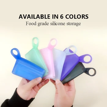 

Silicone Foldable Disposable Dust Mask Storage Box Recycling Dustproof Face Mask Container Case Masks Portable Storage Clip