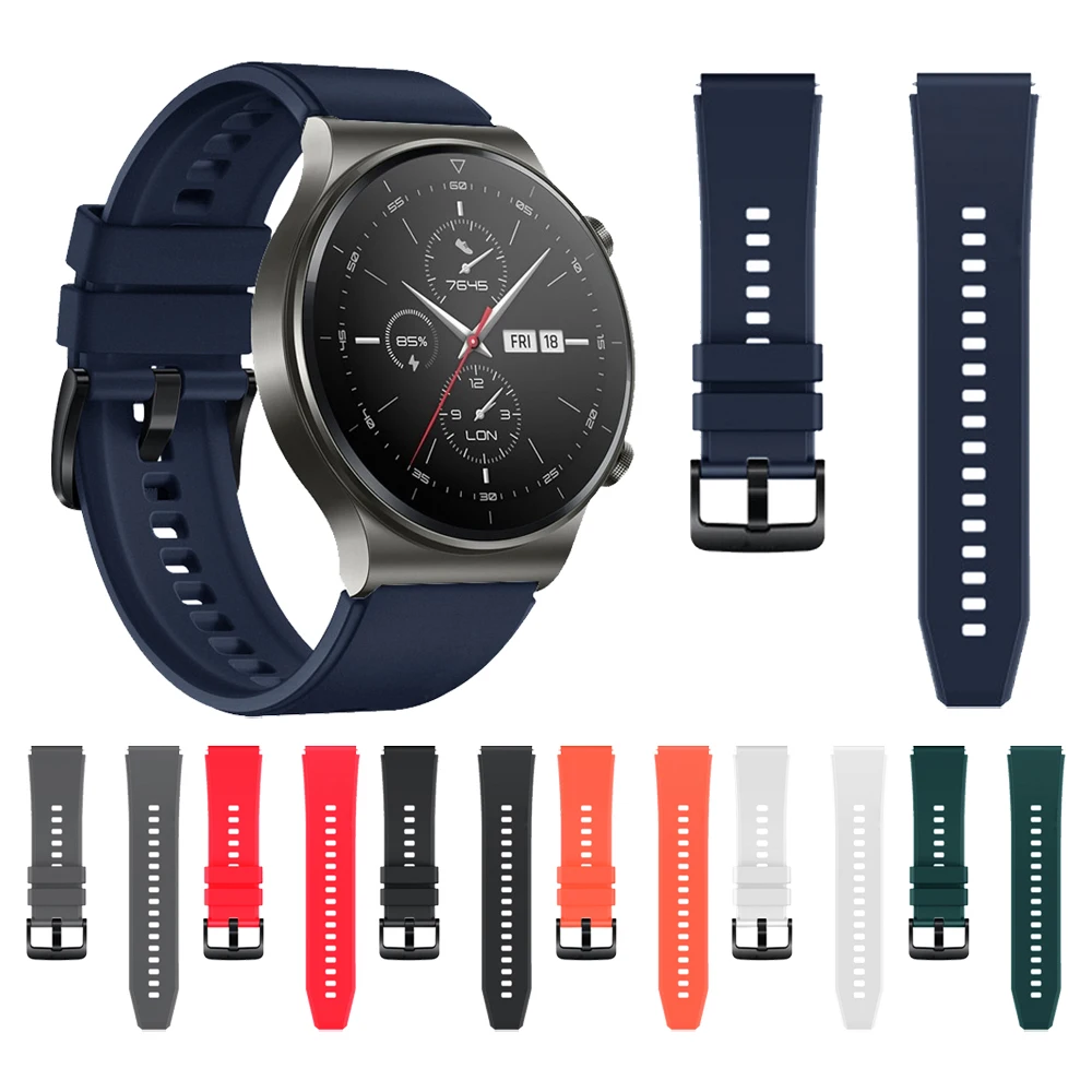 Olahraga Silikon Band untuk Huawei Watch GT 2 Pro Tali Resmi Gaya Gelang  Jam untuk Huawei Gt2 Pro Gelang Ganti Gelang|Watchbands| - AliExpress