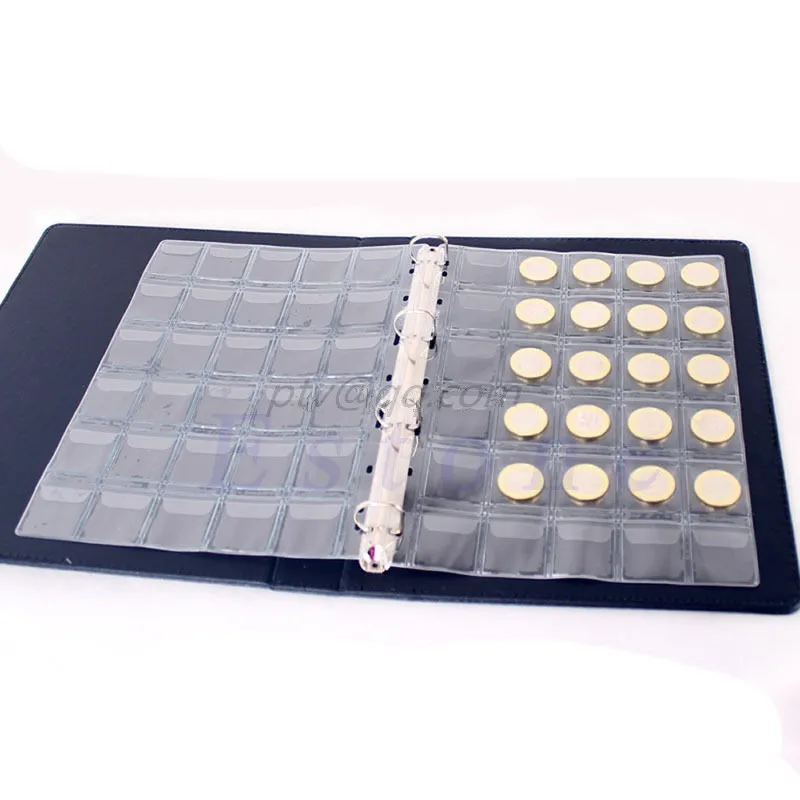 20-30-42-Pockets-Classic-Plastic-Coin-Holder-Sheet-Storage-Collection-Money-Album-Case-H0VH-Drop