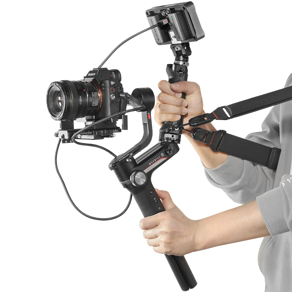 Handgrip para Zhiyun-tech Aperto com Sapata Smallrig Weebill-s Cardan Liberação Rápida Punho Fria Montagem & Carry Slot Cinta-2636 - Image 5