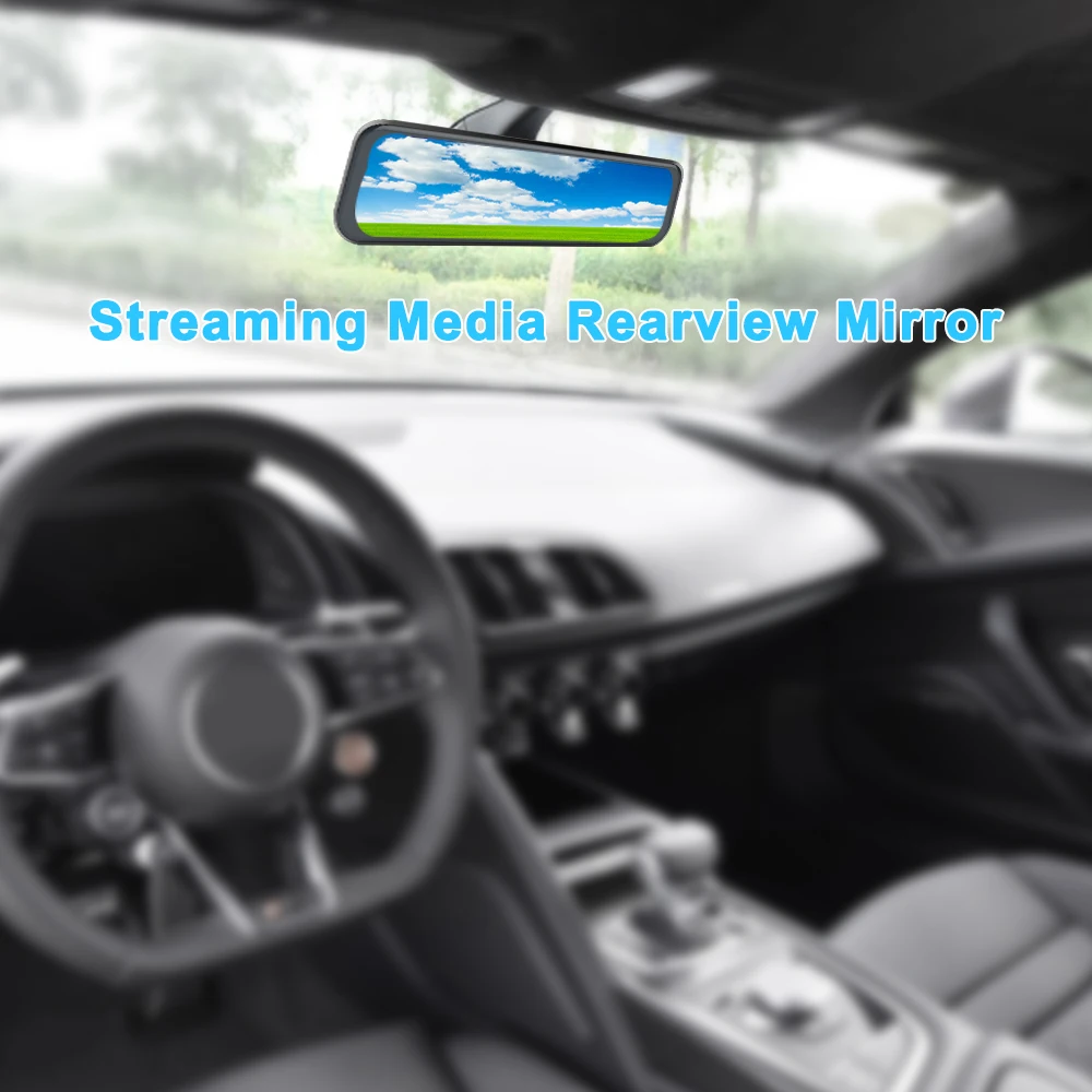 

Waterproof Dash Cam Stream media Pro Stream Rearvew Mirror Car Dvr Camera FHD 1080P video recorder night vision