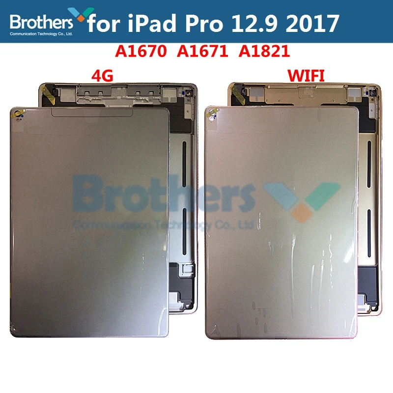 Для Apple iPad Pro 12,9 батарея корпус батарея Дверь для iPad A1670 A1671 A1821 задняя крышка корпус 4G wifi