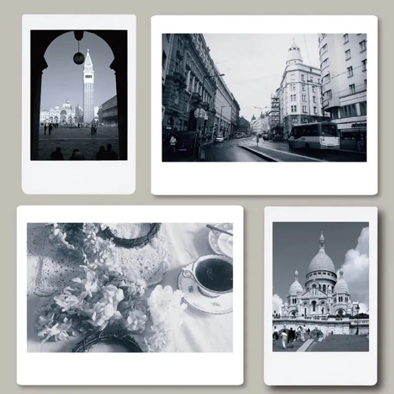 Подлинная для Fujifilm Instax Wide пленка монохромная 210/белый 200 для Fuji Instant Polaroid Instax широкоугольный фотоаппарат
