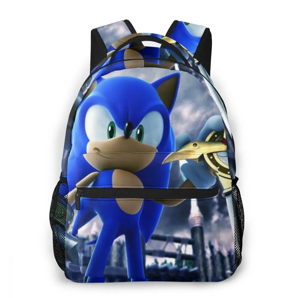 

Sonic Image Print sonic the hedgehog cartoon Anime Sonic Heroes Adventure Casual Backpack