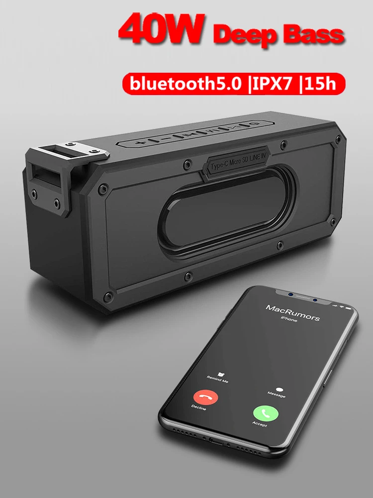 wireless speaker bluetooth XDOBO X3 40W portable