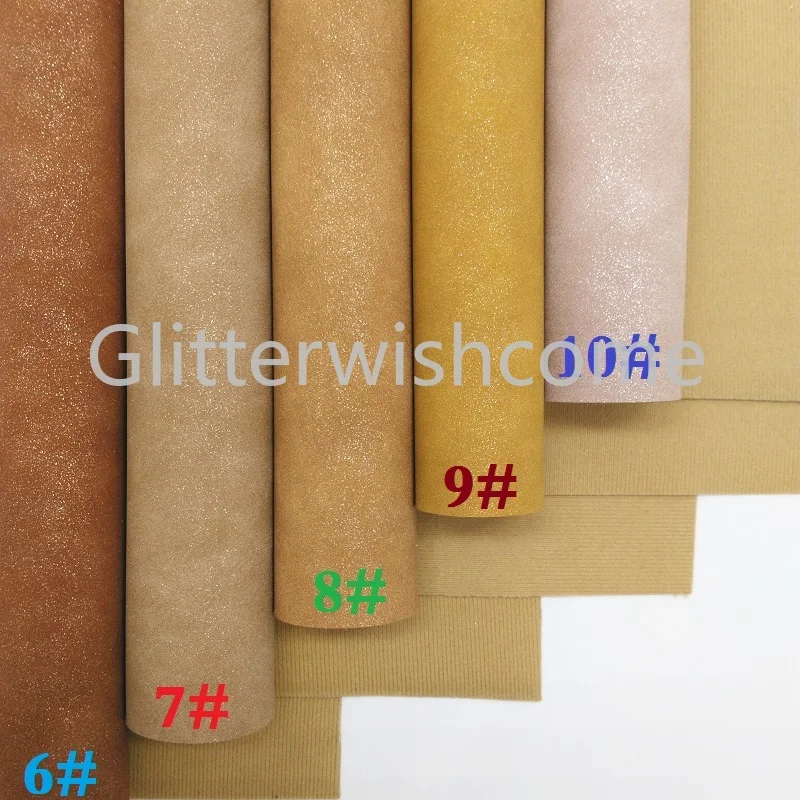 Glitterwishcome 21X29 см A4 размер винил для бантов нубук кожа с блестками Fabirc искусственная кожа листы для бантов, GM301A