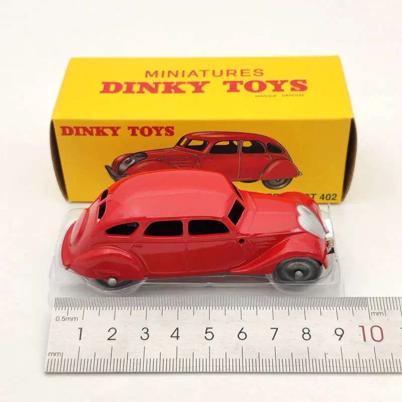 DeAgostini 1/43 Dinky Toys 24K для P ~ 402 Red Diecast Модели Ограниченная Коллекция| |