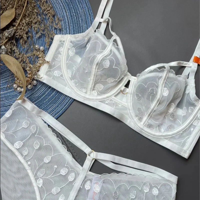 mesh bra and panties set