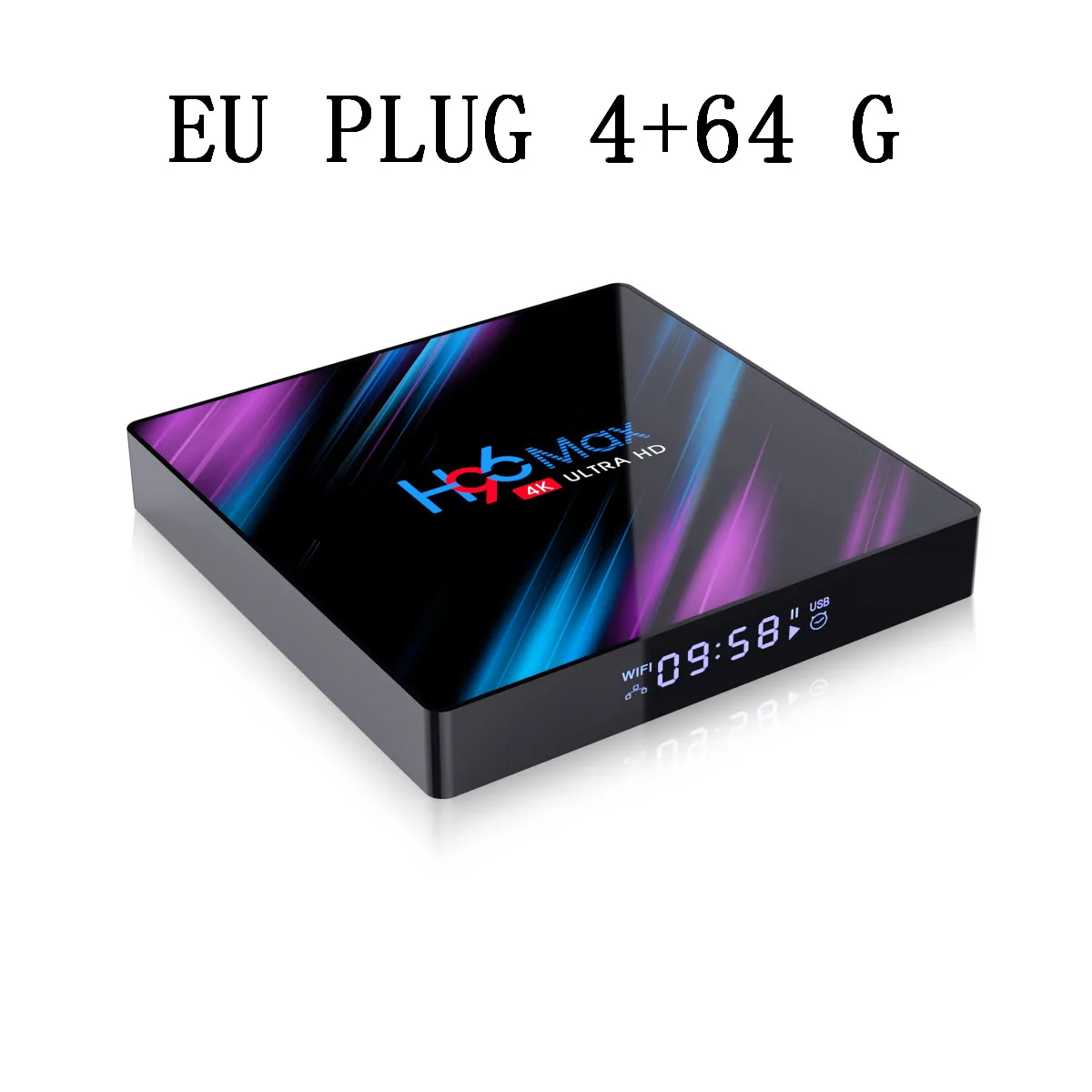 4+ 64 Гб Декодер каналов кабельного телевидения - Цвет: EU Plug