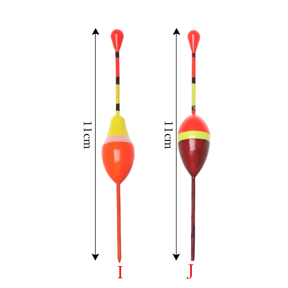 2 шт. набор поплавков для ловли со льдом, буй, рыбалка, световая палочка, Плавающие буи для рыболовных принадлежностей, различные размеры