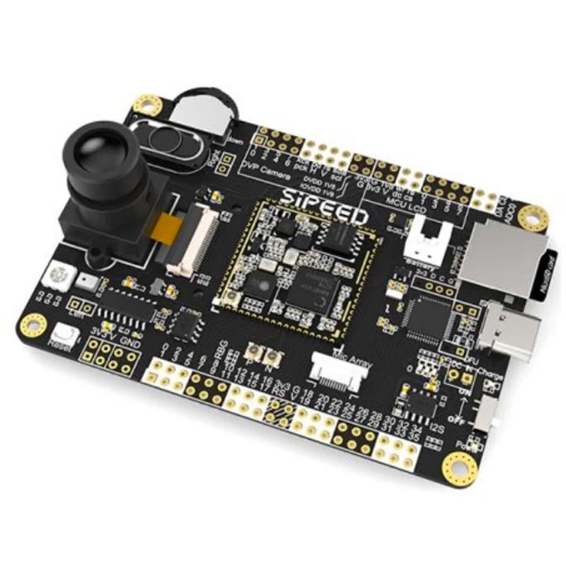 Sipeed MAIX GO K210 AI Pocket Deluxe полнофункциональная макетная плата с оболочкой бортовой отладчик бинокулярная камера микрофон