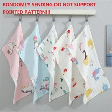 

3pcs/lot Baby Face Towel Set 6 Layers 100% Cotton Bath Towel Feeding Wipe Burp Newborn Handkerchief Washcloth Saliva Cloths