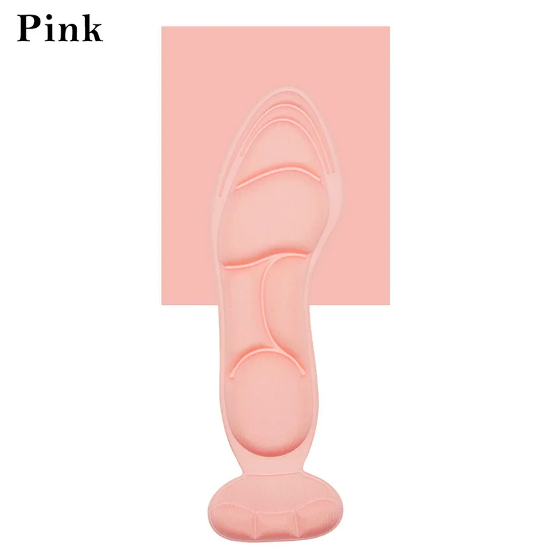 Pink 3D Унисекс, массажные стельки для ног, магнитные, для потери веса, Акупрессура, для похудения, стельки для женщин и мужчин, обувь для ухода за ногами, гелевые вставки - Цвет: Pink 3D