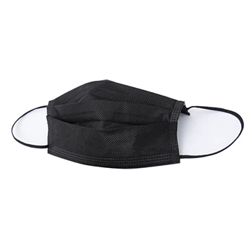 

3 Layer Disposable Mask Elastic Ear Loop Non Woven Fabrics Salon Outdoor Protection Daily Anti Dust Face Cover Mouth Safety Soft