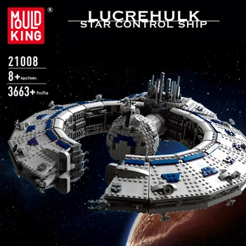 

MOC Star Toys Wars Fit MOC-13056 Lucrehulk Star Control Ship Model Building Blocks Bricks Kids Christmas Toys Gifts For Children