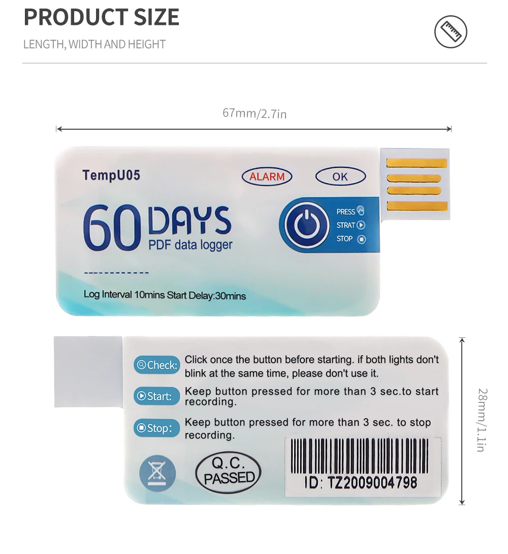 TempU05 Temperature Data Recorder