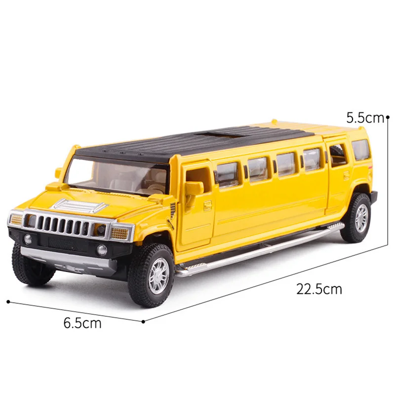 Модель 1/32 года лимузин Hummer из сплава металлический литой автомобиль игрушка