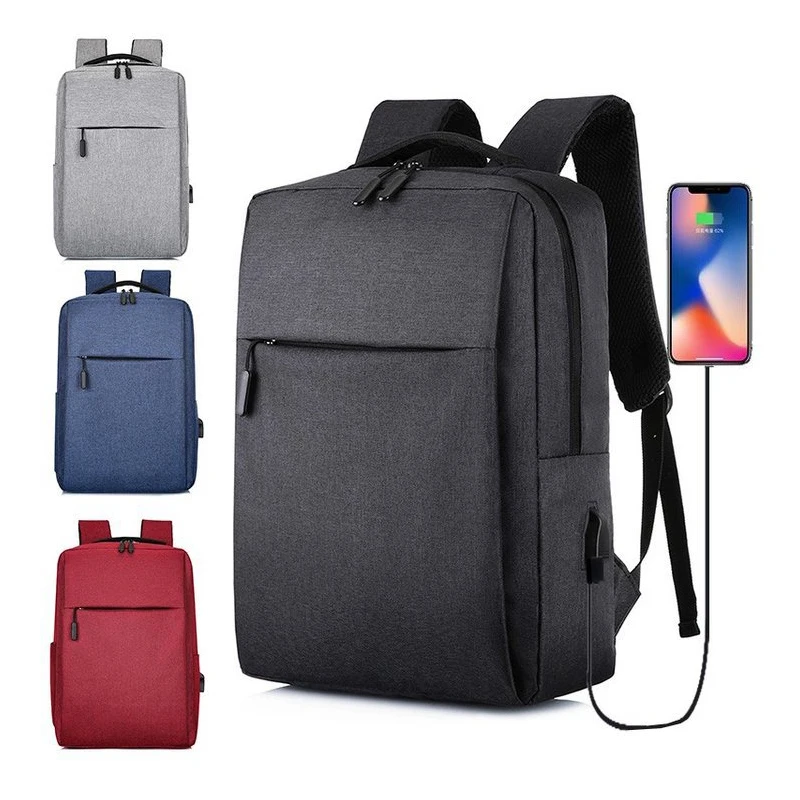 Мужской умный рюкзак QQD16 с USB-разъемом школьная сумка для подростков мужская
