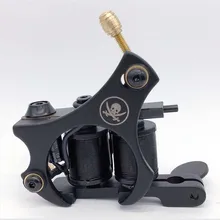 Профессиональная катушка татуировки 10 обертывания 3 цвета ручной работы татуировки машина пистолет для Liner Shader YM-8117