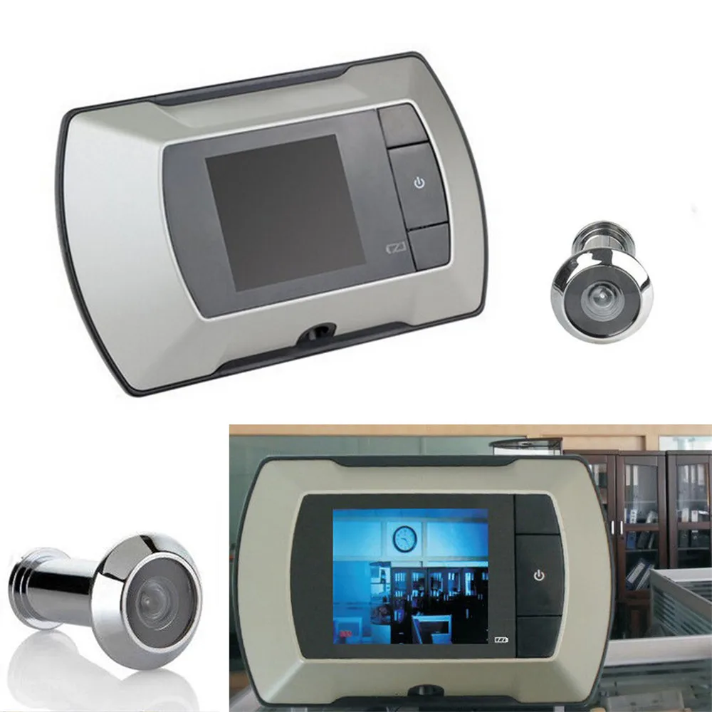 

New Mini 2.4 Inch Digital Door Camera Doorbell LCD Screen 100 Degree Peephole Viewer Camera Eye Video Record Outdoor Door Bell