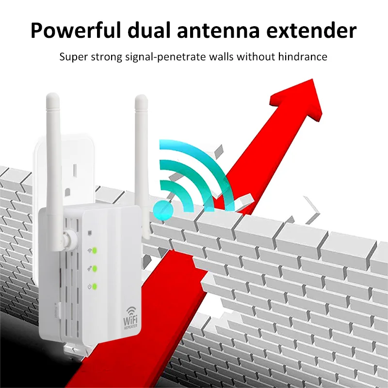 Беспроводной wi-fi 802.11n 300 Мбит/с 2,4g брандмауэр домашний маршрутизатор повторитель сигнала усилитель для xiaomi wi fi wifi versterk