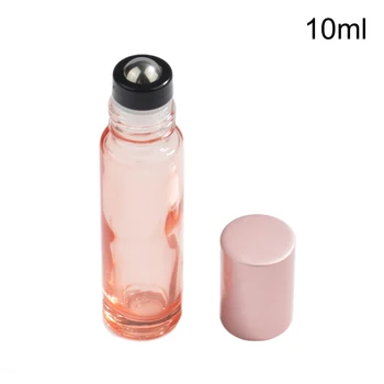 

10pcs/lot 10ml Roller Split Bottles Glass Oil Bottles Empty Essential Oil Roller Refillable Perfume Bottle Deodorant Containers