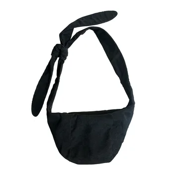 

Women's Classic Solid Color Canvas Bag Simple Designer Hobos Bag Women Shoulder Bags Fashion Casual Messenger Bags Lady Totes